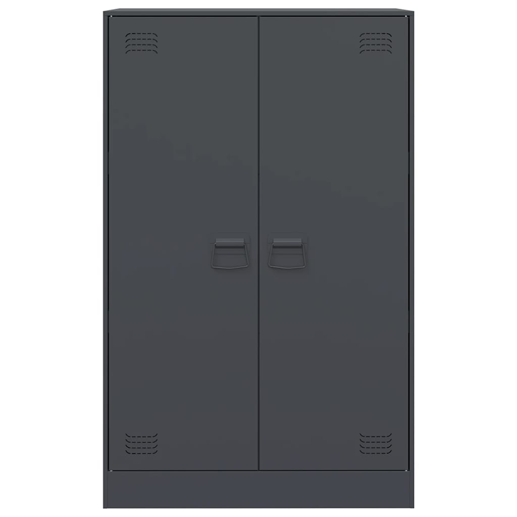 skab 67x39x107 cm stål antracitgrå