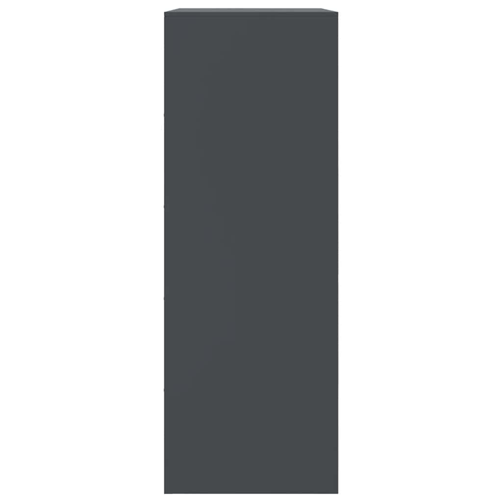 skab 67x39x107 cm stål antracitgrå