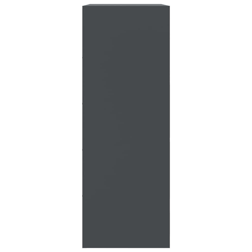 skab 67x39x107 cm stål antracitgrå