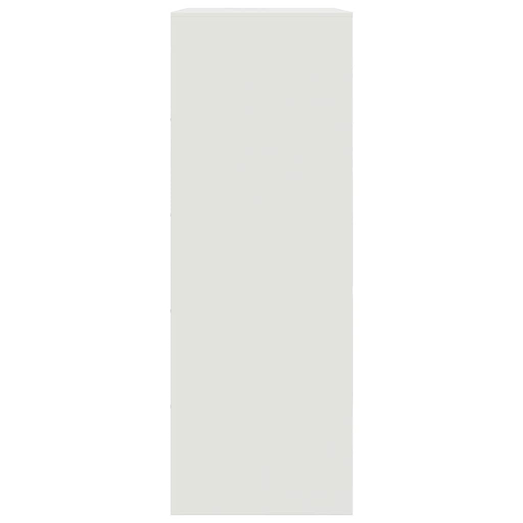 skab 67x39x107 cm stål hvid
