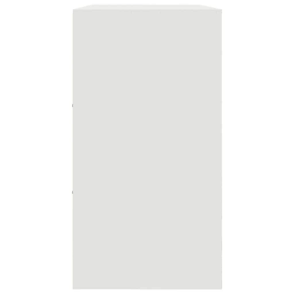 skænk 99x39x73 cm stål hvid