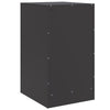 sengeborde 2 stk. 34,5x39x62 cm stål sort