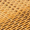 altanafskærmning 400x80 cm polyrattan lysebrun