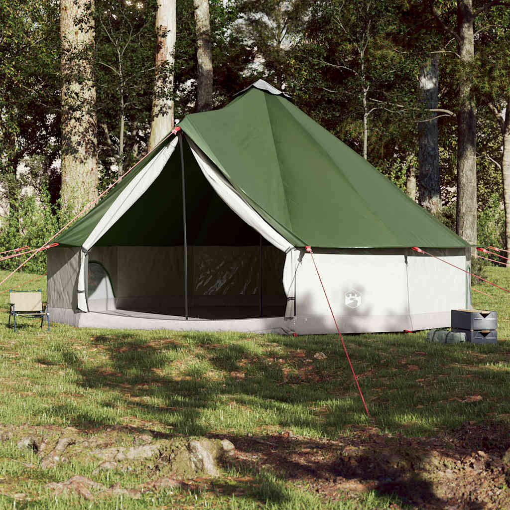 12-personers campingtelt vandtæt grøn