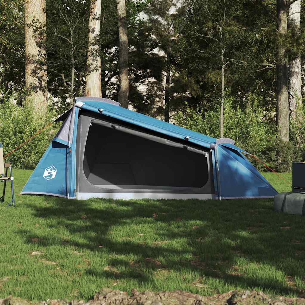 2-personers campingtelt vandtæt blå