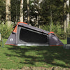 2-personers campingtelt vandtæt grå og orange