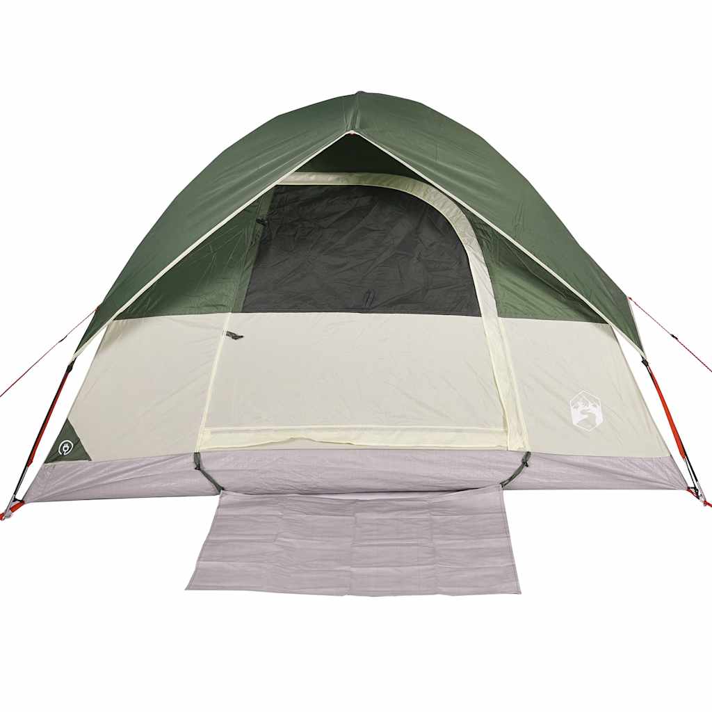 3-personers campingtelt vandtæt kuppel grøn