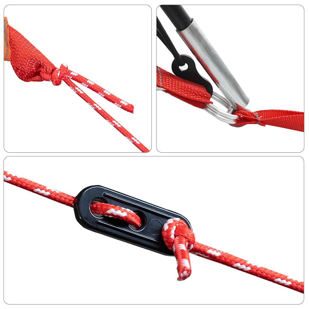 6-personers kuppeltelt vandtæt grøn