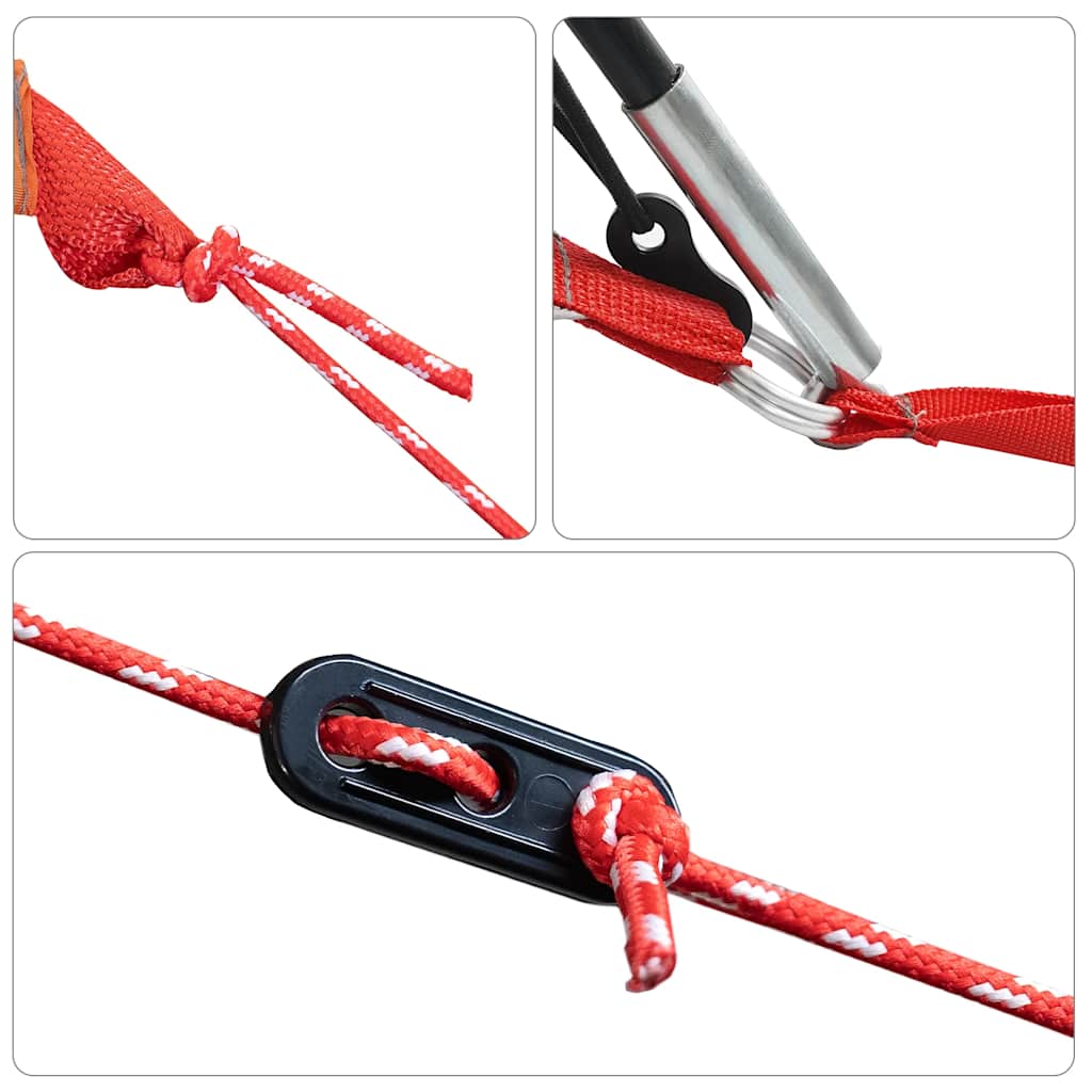 6-personers familietelt vandtæt blå