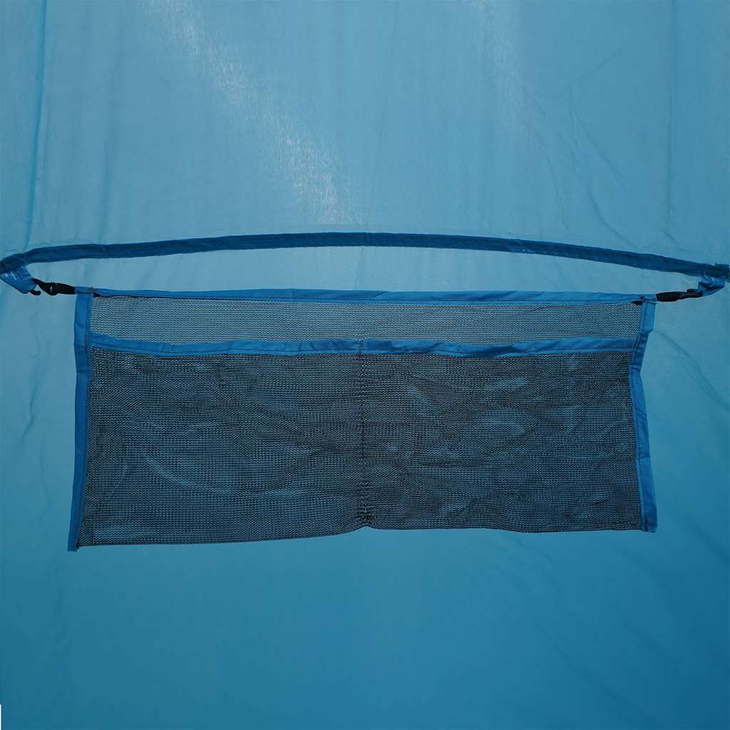 7-personers familietelt vandtæt blå