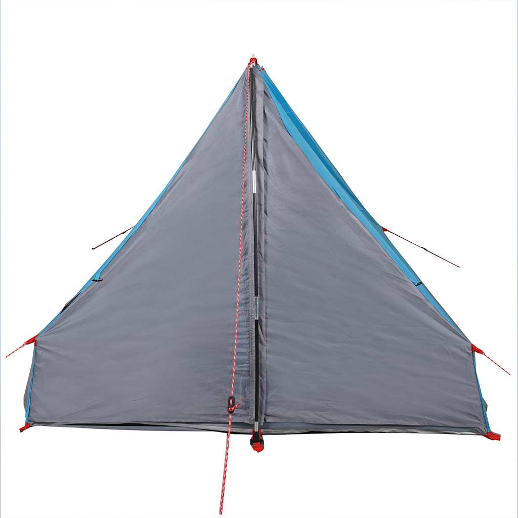 2-personers campingtelt A-stel vandtæt blå