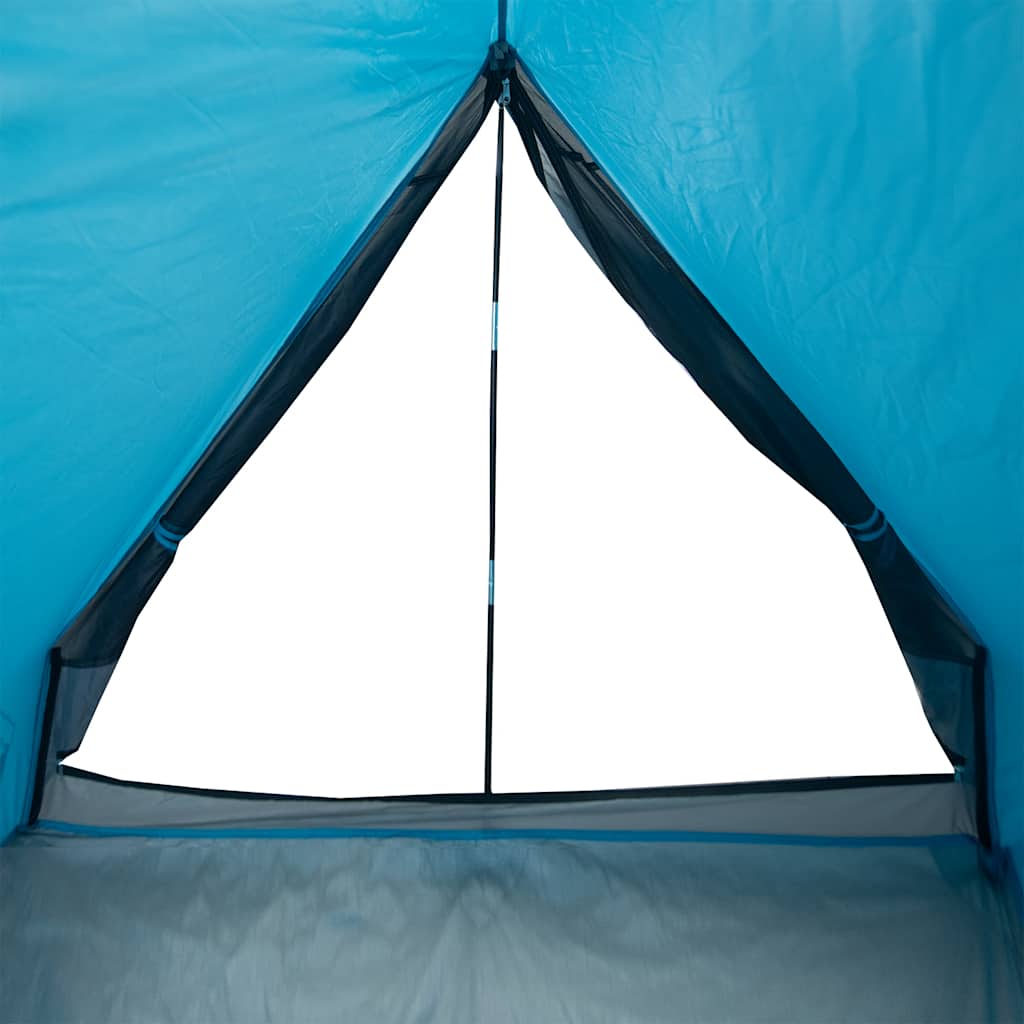 2-personers campingtelt A-stel vandtæt blå
