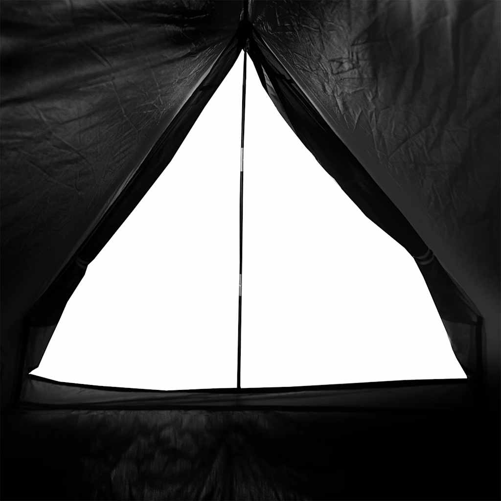 2-personers campingtelt A-stel vandtæt mørklægningsstof hvid