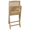 foldbare havestole 4 stk. 57x49x90 cm massivt akacietræ