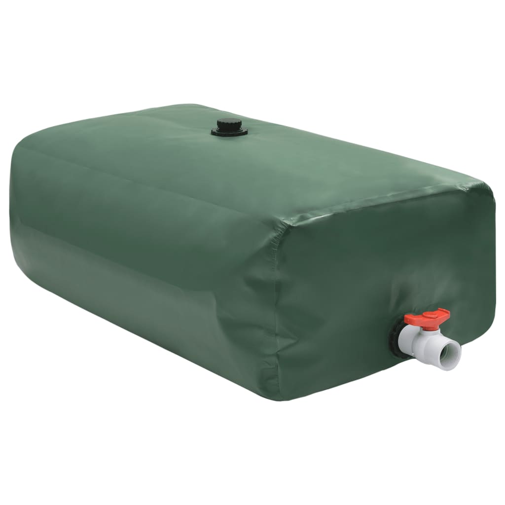 vandtank med hane sammenfoldelig 1500 l PVC