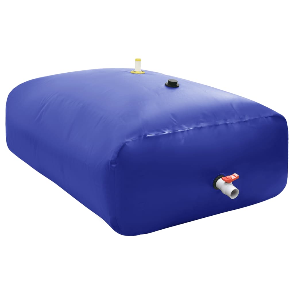 vandtank med hane sammenfoldelig 2100 l PVC