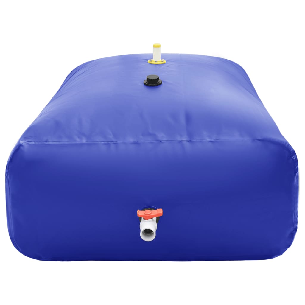 vandtank med hane sammenfoldelig 2100 l PVC
