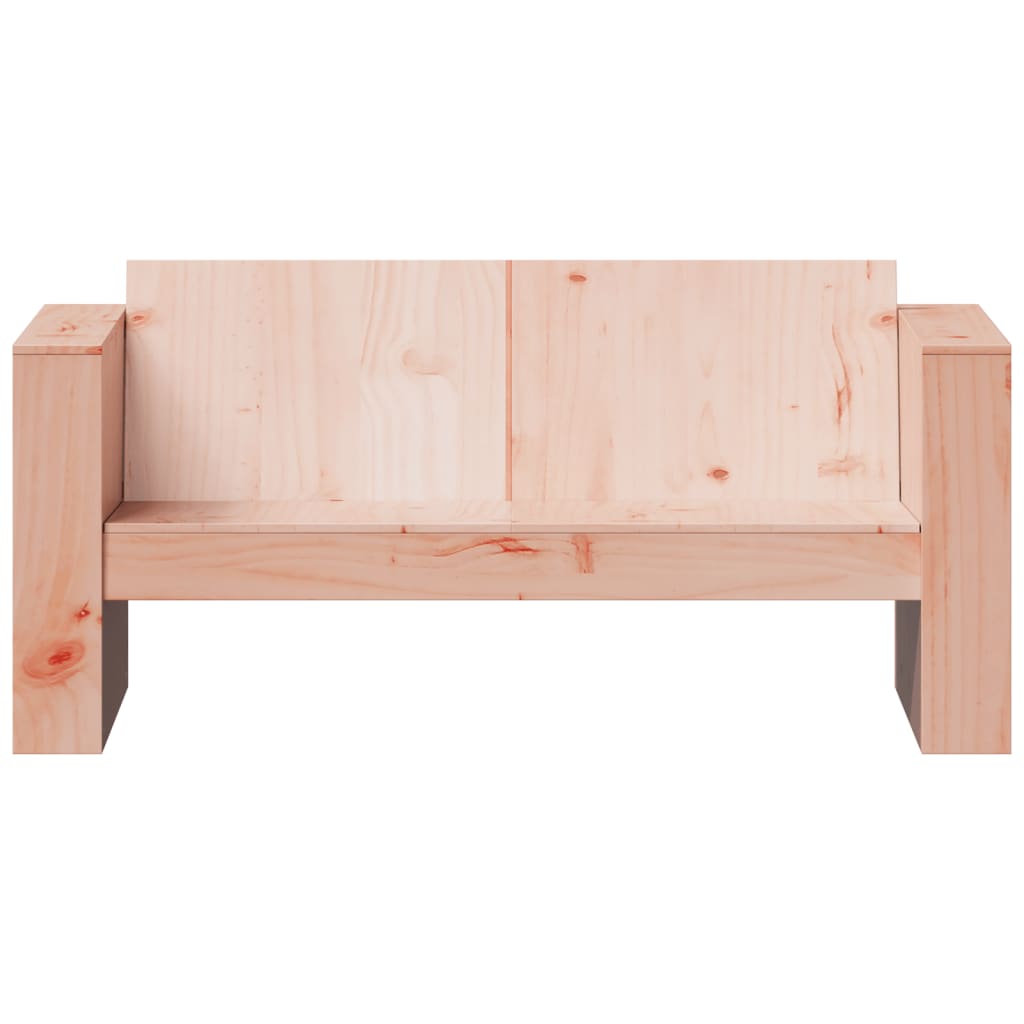 2-personers havesofa 134x60x62 cm massivt douglasgran