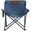 campingstole med lommer 2 stk. foldbar blå