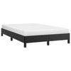 sengeramme uden madras 120x190 cm kunstlæder enkeltseng sort