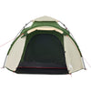3-personers campingtelt kuppel quick-release grøn