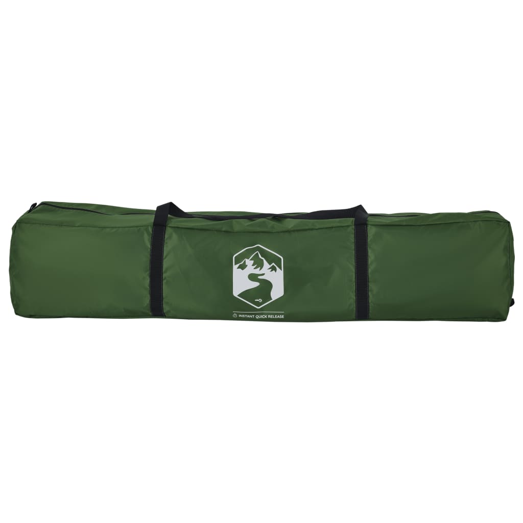 4-personers campingtelt quick-release grøn