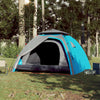 4-personers campingtelt quick-release blå