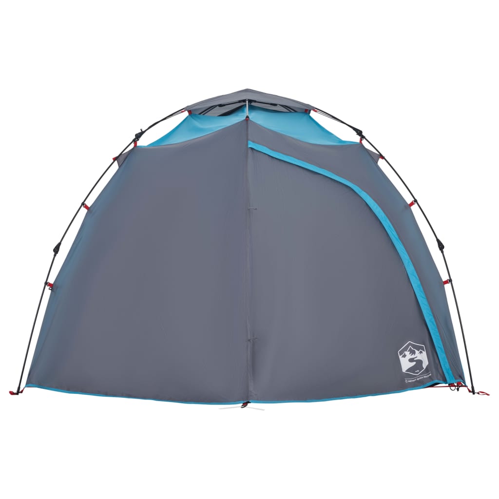 4-personers campingtelt quick-release blå