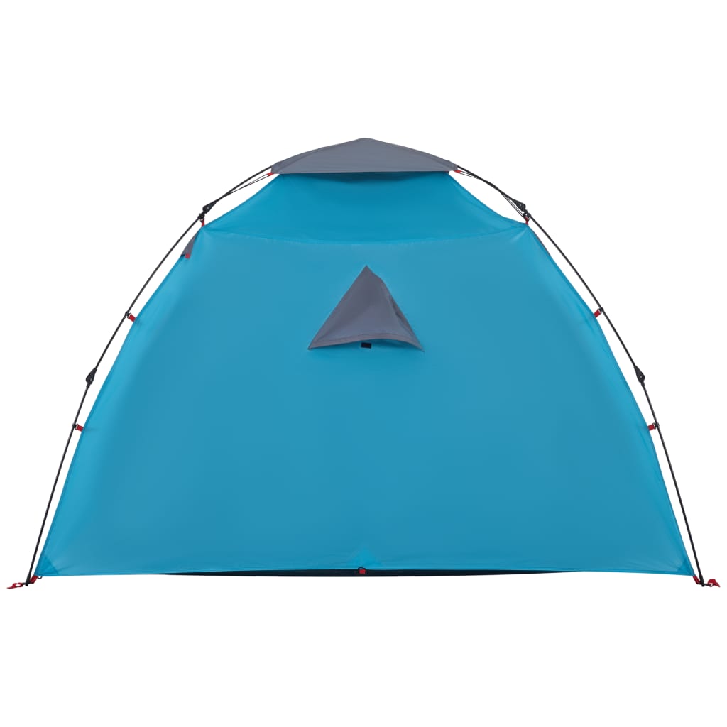 4-personers campingtelt quick-release blå