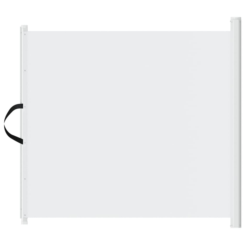 udtrækkelig låge til kæledyr 82,5x125 cm hvid