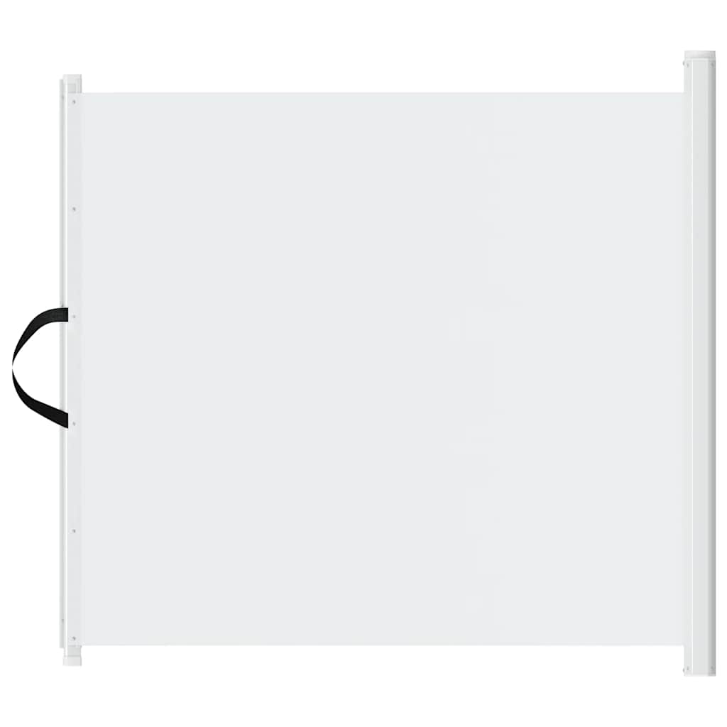 udtrækkelig låge til kæledyr 102,5x125 cm hvid