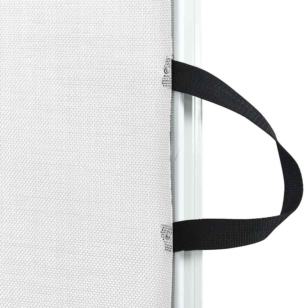 udtrækkelig låge til kæledyr 102,5x125 cm hvid