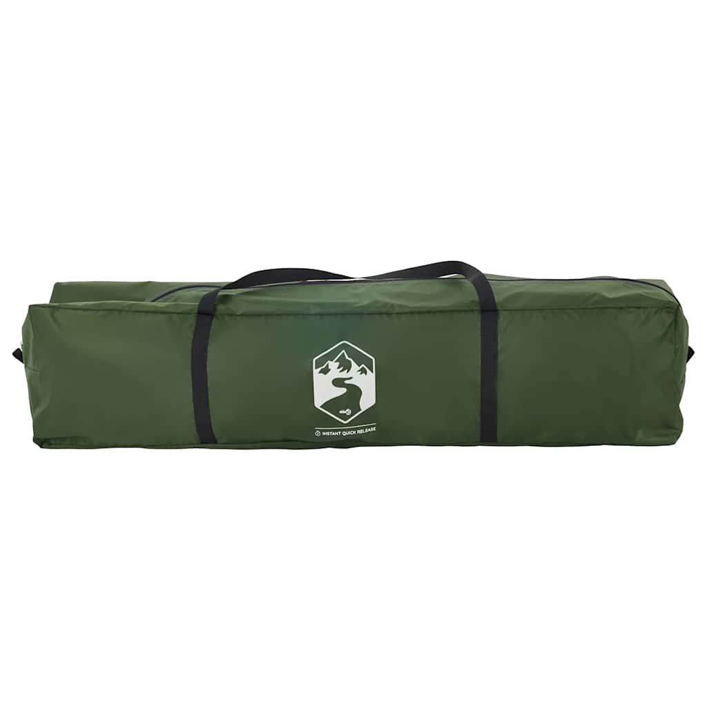 5-personers campingtelt kuppel quick-release grøn