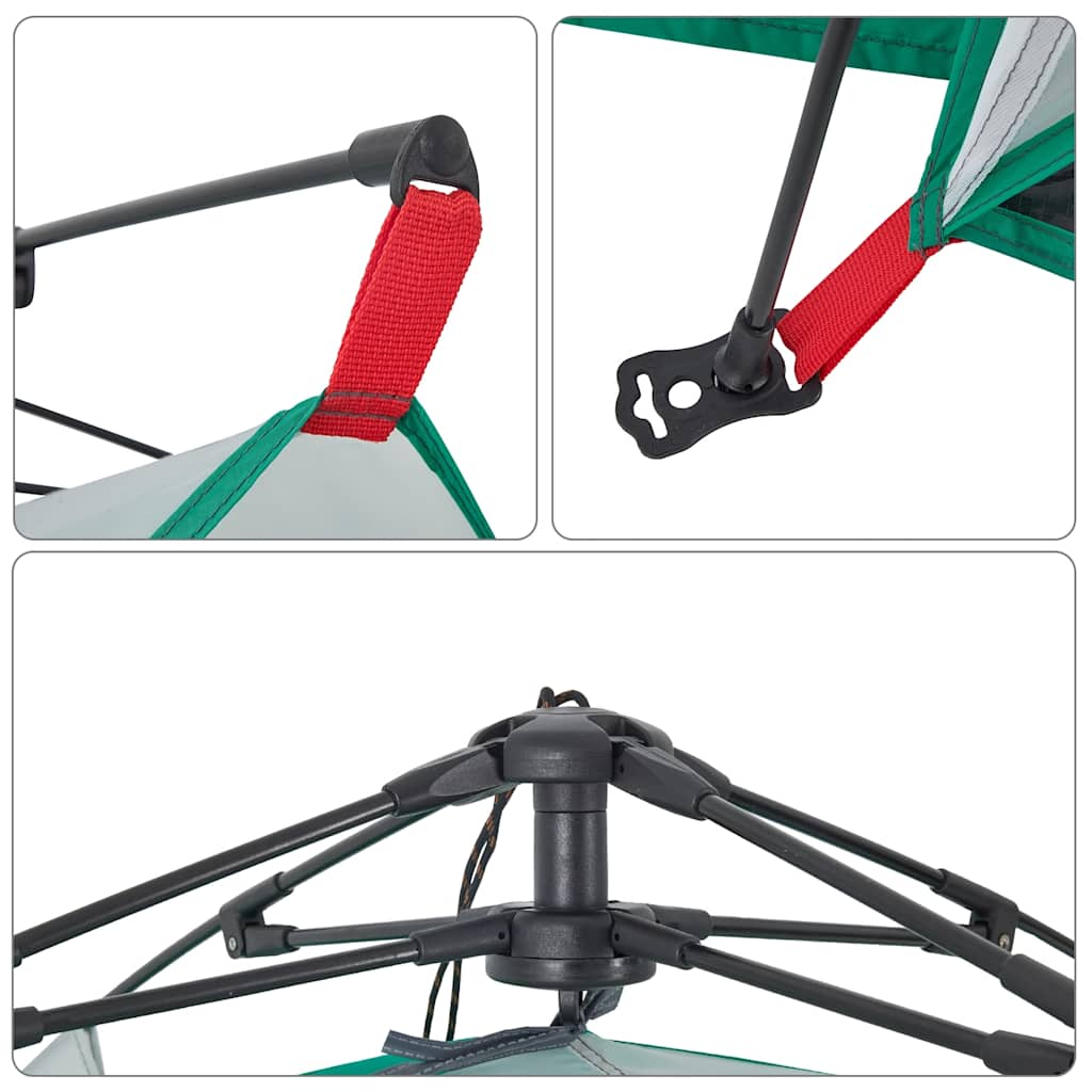 Strandtelt vandtæt quick-release grøn