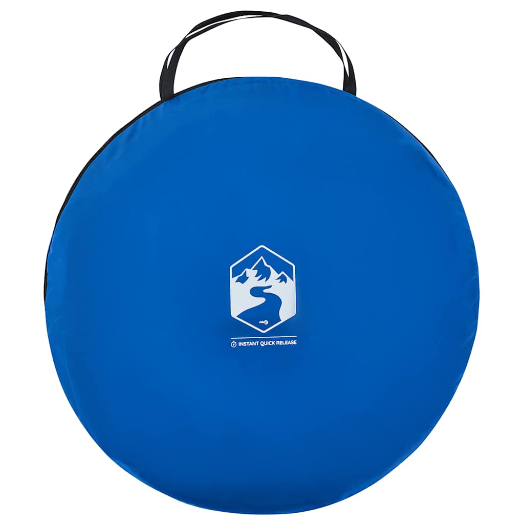 strandtelt vandtæt pop-up azurblå