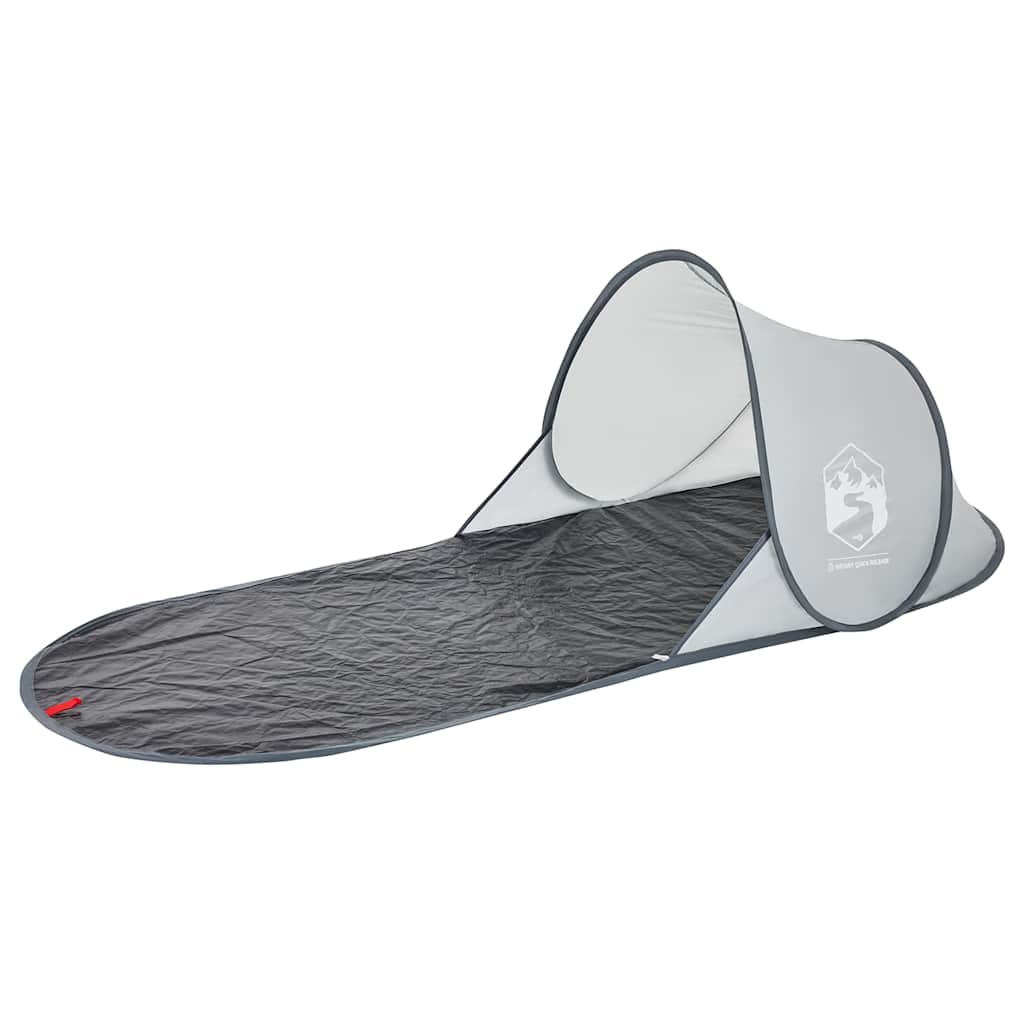 strandtelt pop-up vandtæt grå
