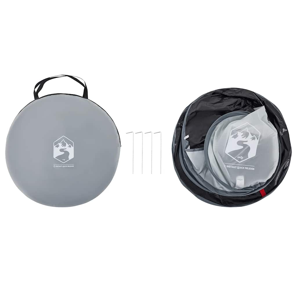 strandtelt pop-up vandtæt grå