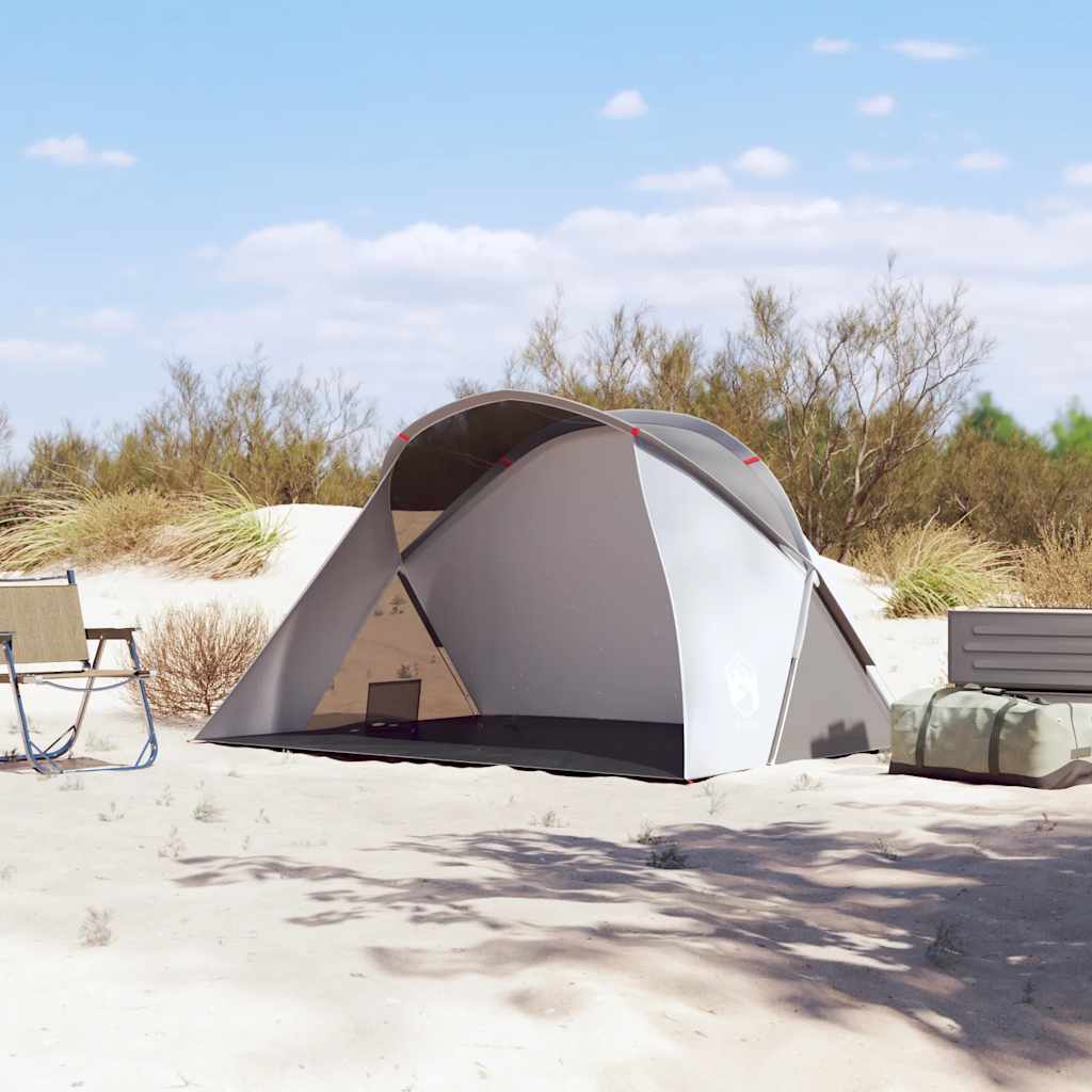2-personers strandtelt pop-up vandtæt grå