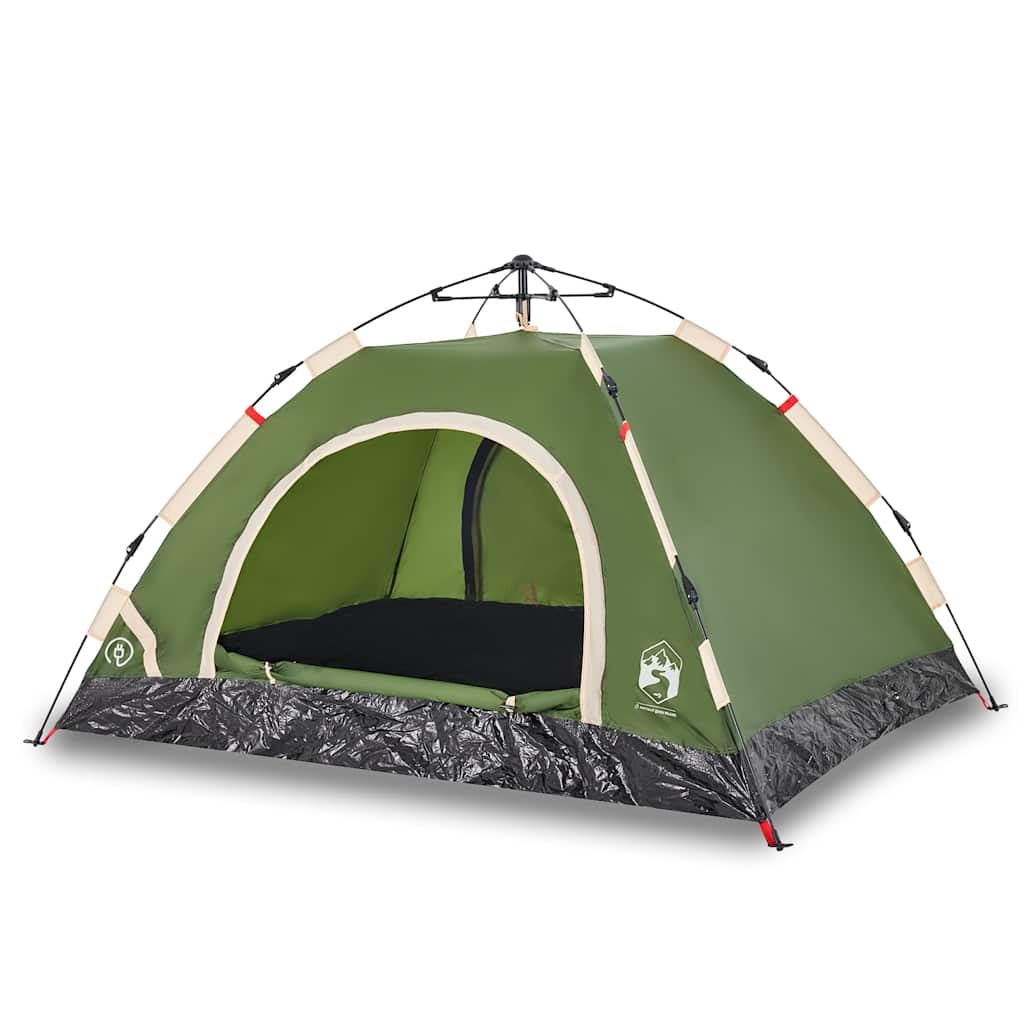 2-personers campingtelt vandtæt quick-release grøn
