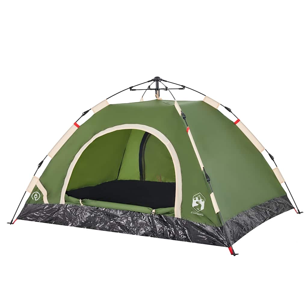 2-personers campingtelt vandtæt quick-release grøn