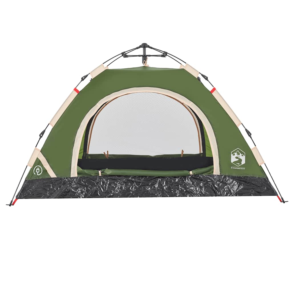 2-personers campingtelt vandtæt quick-release grøn