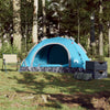 2-personers campingtelt vandtæt quick-release blå