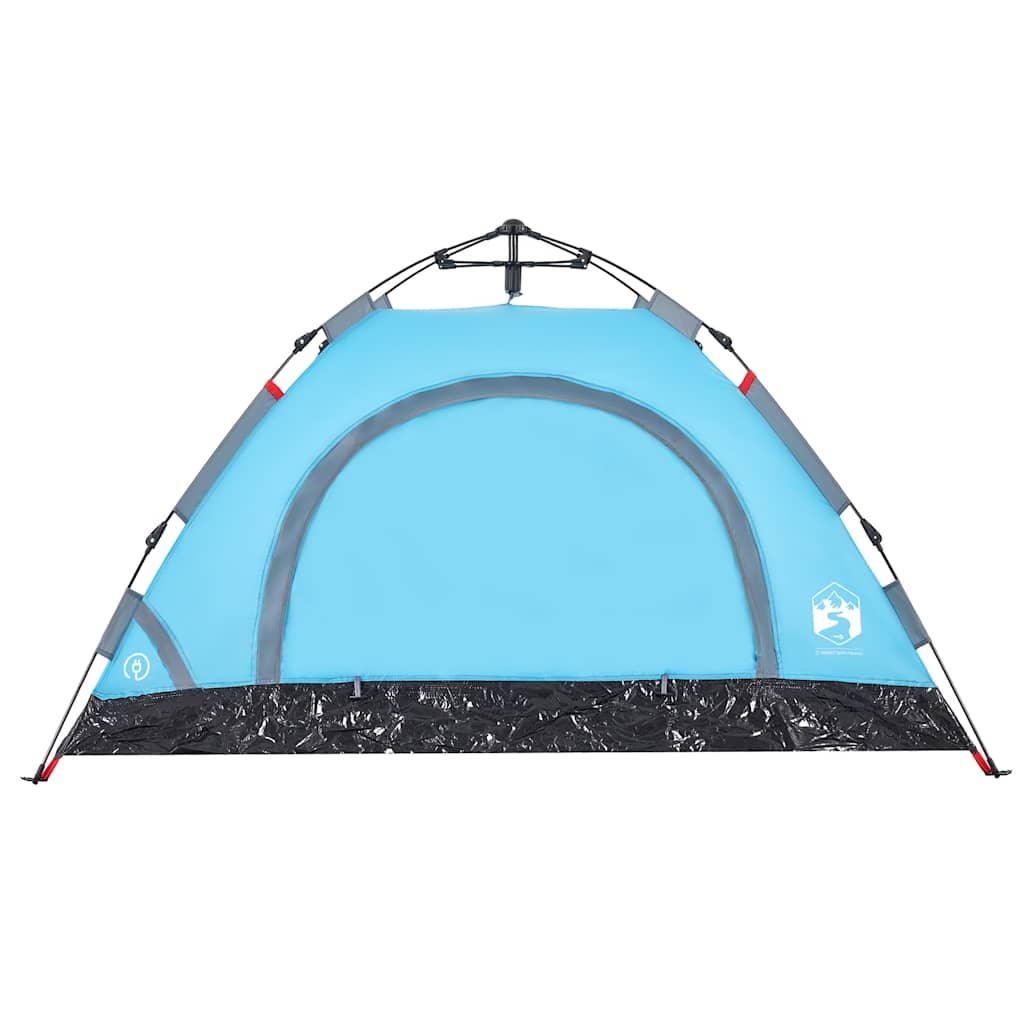 2-personers campingtelt vandtæt quick-release blå