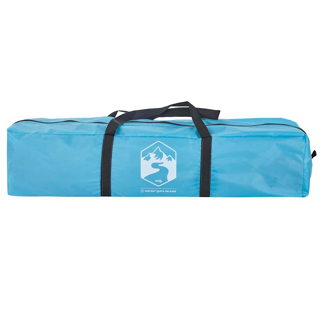 4-personers campingtelt quick-release blå