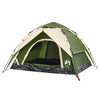 3-personers campingtelt kuppel quick-release grøn