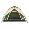 3-personers campingtelt kuppel quick-release grøn
