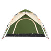 3-personers campingtelt kuppel quick-release grøn