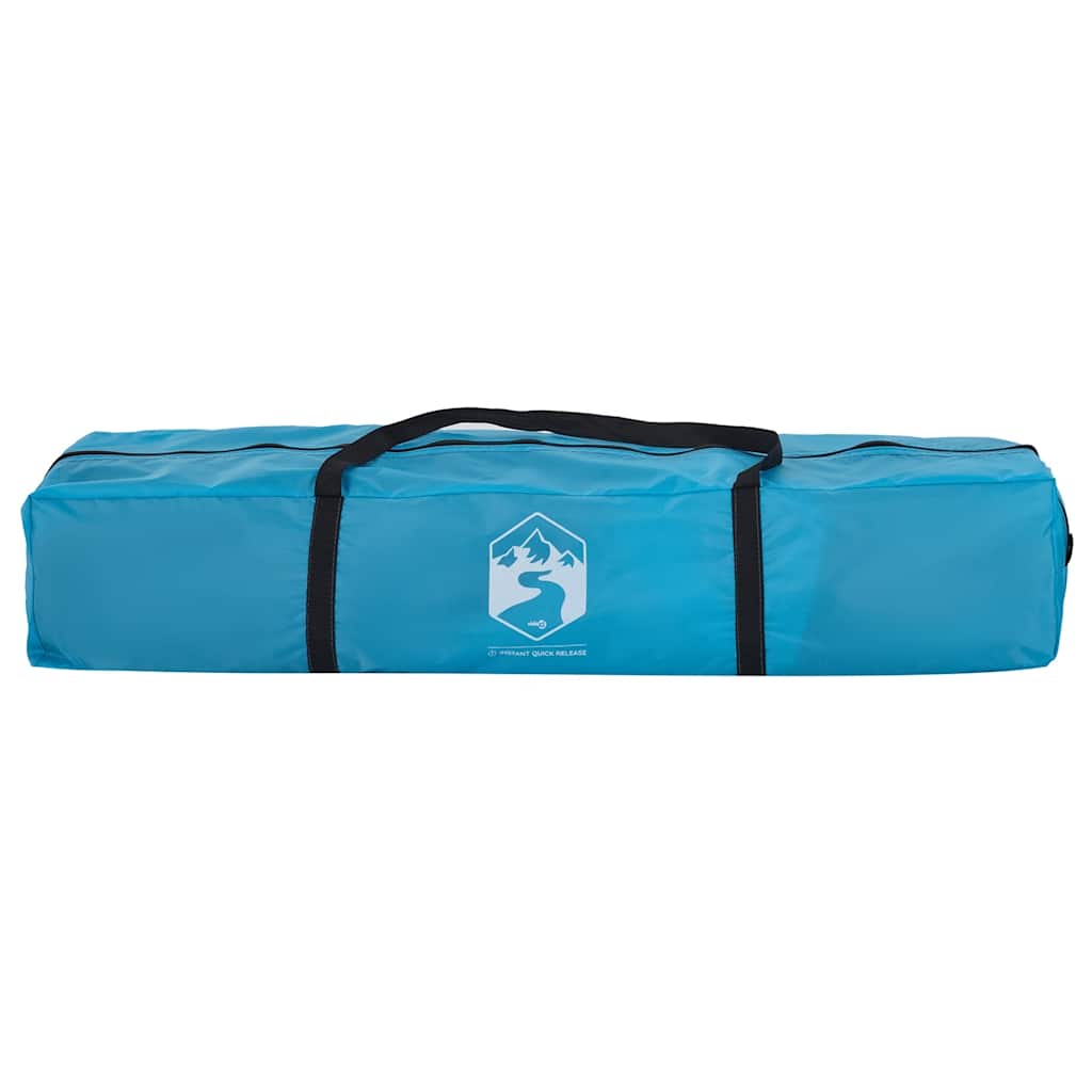 4-personers campingtelt quick-release blå