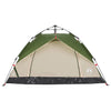 2-personers campingtelt kuppel quick-release grøn