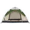 3-personers campingtelt kuppel quick-release grøn